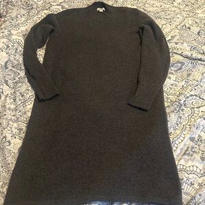 J. Crew Charcoal Long Sleeve Dress